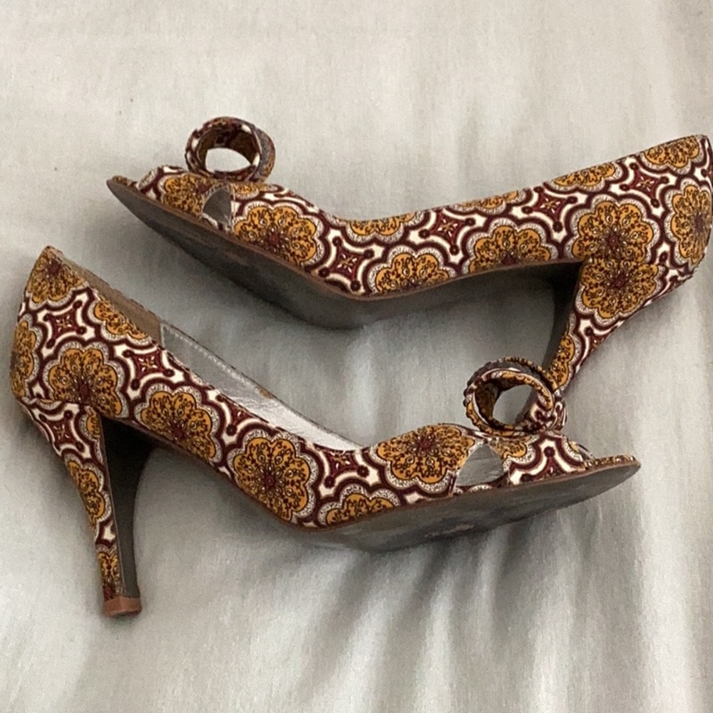 J Crew Collection Lollipop Patterrned Heels